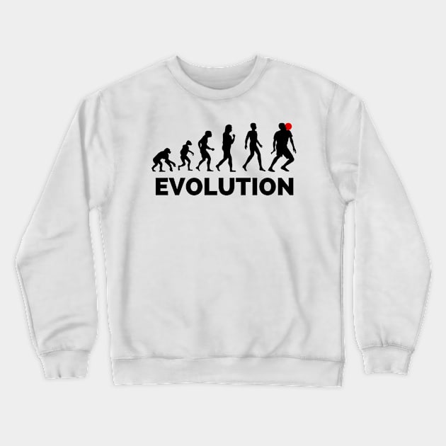 Evolution of Freestyle Football Crewneck Sweatshirt by Lottz_Design 